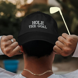 Personalized Golf Goal Gift for Players Embroidered Baseball Cap