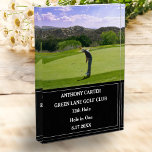Personalized Golf Hole in One Golfer Photo  Acrylic Award<br><div class="desc">Personalized golf hole in one,  photo acrylic award. Perfect for a golfer.</div>