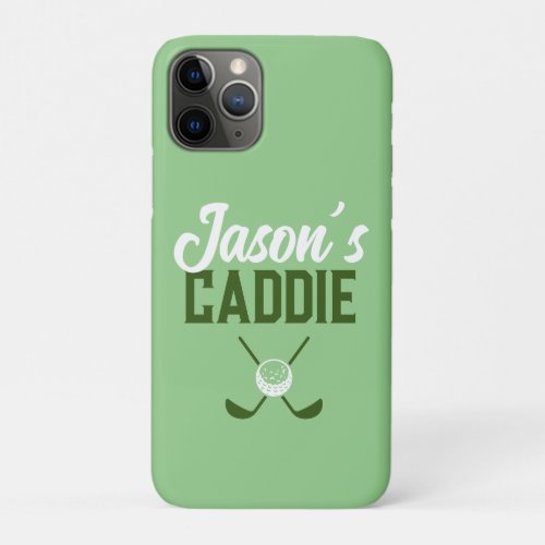Personalized Golf iPhone Cover  Your Name Here