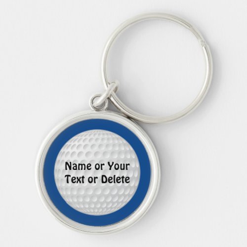 Personalized Golf Keychains Your Text and Colors Keychain