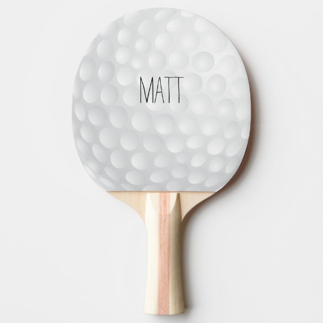 Personalized Golf Lodge Ping-Pong Paddle (Front)