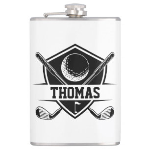 Personalized Golf Lover Flask