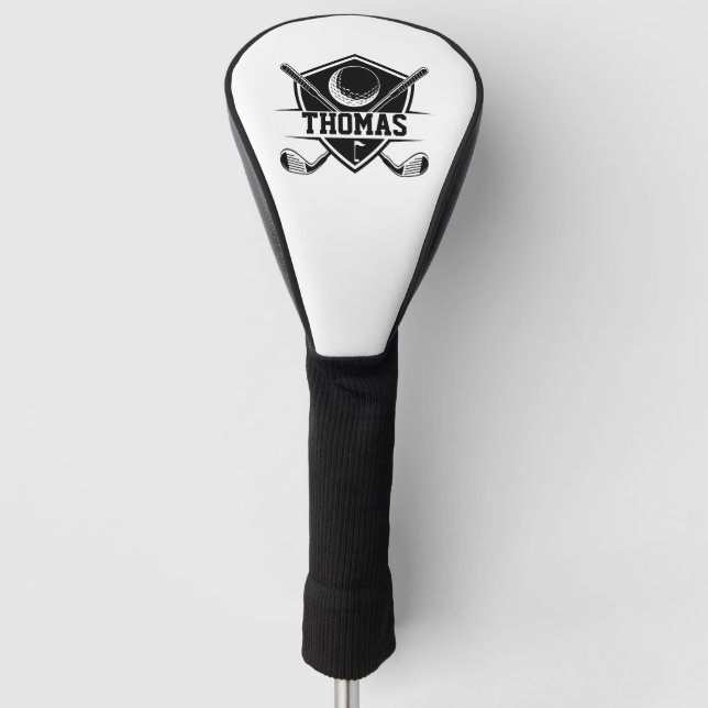 Personalized Golf Lover Head Cover (Front)