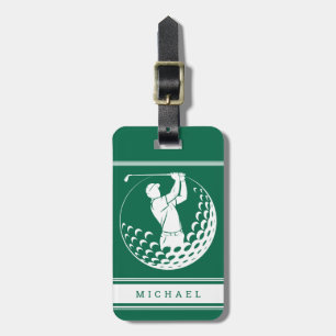 Personalized Golf Luggage Tag