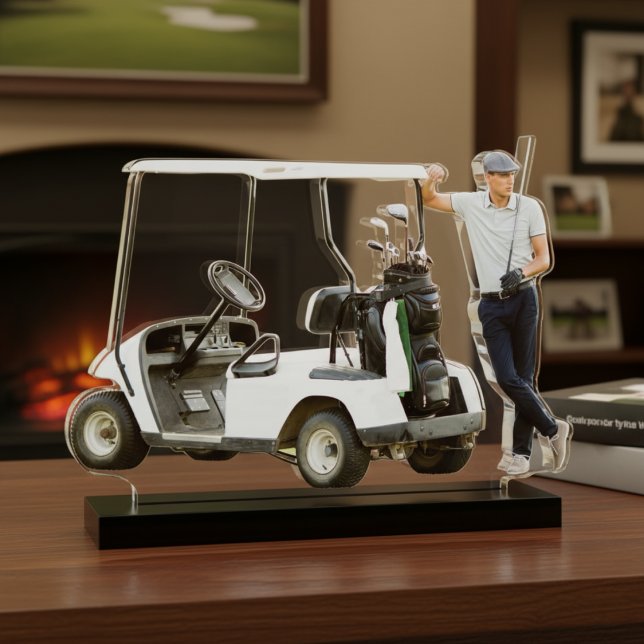 Personalized Golf Player Photo Statuette (Personalized Golf Player Photo Statuette)