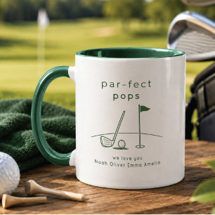 Personalized Golf Pops Mug Custom Gift