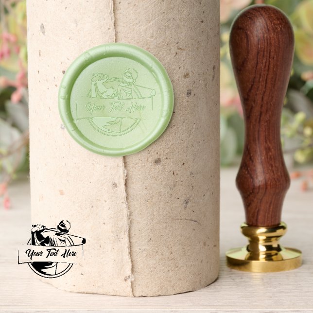 Personalized Golf Pro Shop Golf Lover Wax Seal Stamp (Personalized Golf Pro Shop Golf Lover Wax Seal Stamp)