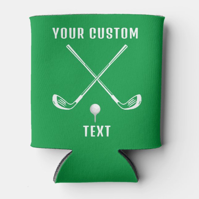 Personalized Golf Pun Can Cooler (Front)