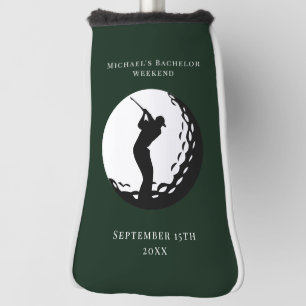 Personalized Golf Putter Cover   Bachelor Weekend