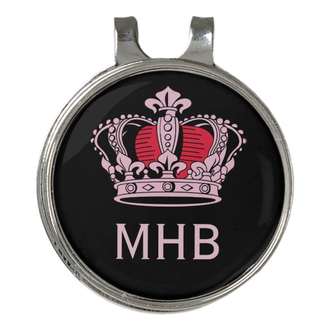 Personalized Golf Queen  Hat Clip (Front)