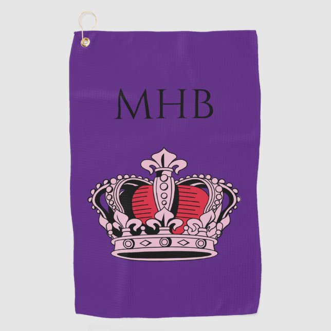 Personalized Golf Queen  Towel (Front)