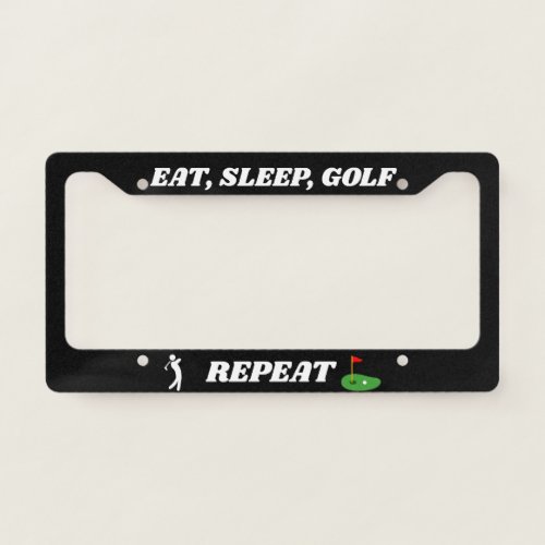 Personalized Golf Quotes Funny Novelty Golf License Plate Frame