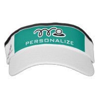 Personalized golf sun visor for men or women