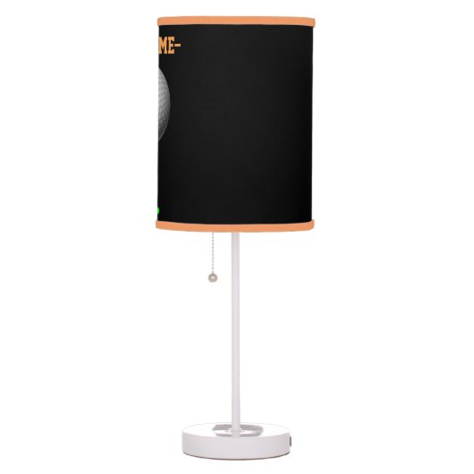 Personalized Golf Table Lamp (Right)