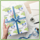 Personalized Golf Themed Name Birthday Wrapping Paper<br><div class="desc">And a unique and special gift wrap -- for the golfer or the very young. Personalize with their name and the event -- birthday / retirement / Father's Day / holidays. Have fun wrapping! NOTE: For retirement, we suggest only using Upper Case letters on the “H” and “R”. Should you...</div>