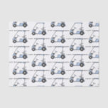 Personalized Golf Tissue Paper Sheets<br><div class="desc">Add an extra special touch to your gift giving with personalized tissue paper.  Golf carts with easy personalization.  Could be used for many occasions including:  birthdays,  Father's Day,  retirement and holidays.</div>