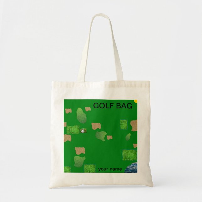 personalized golf tote bag (Front)