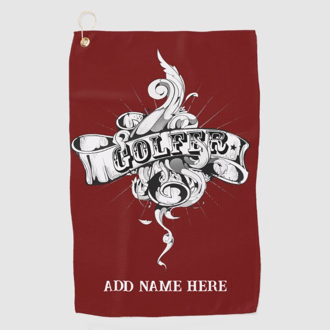 Personalized Golf Towel (Front)