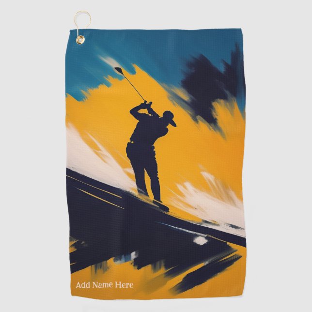 Personalized Golf Towel (Front)