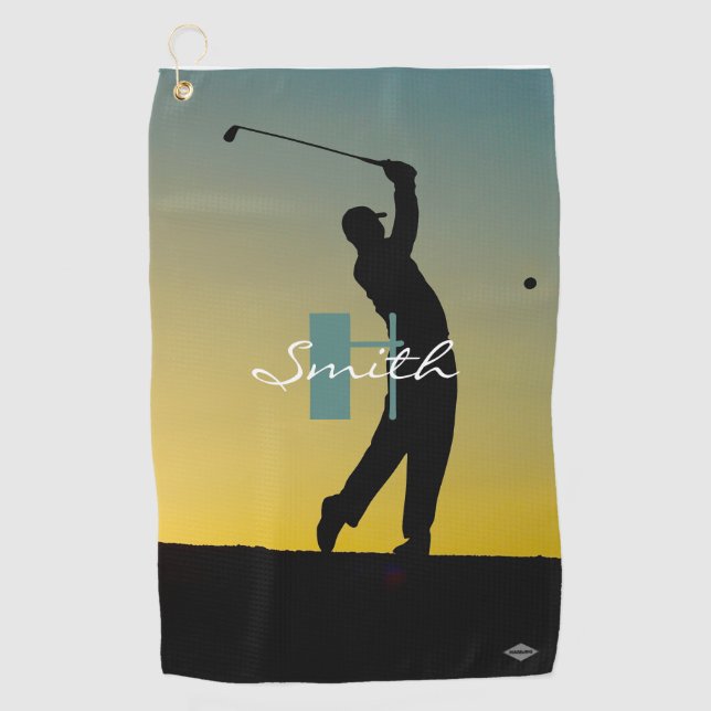 Personalized Golf Towel HAMbyWG (Front)