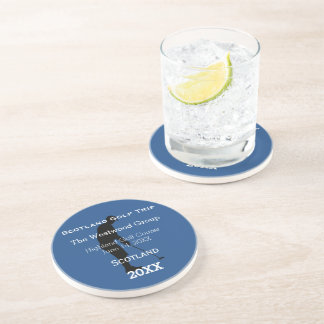 Personalized Golf Trip Man Cave GOLFER'S Lodge Coaster