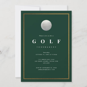 Personalized Golf Weekend Itinerary Card