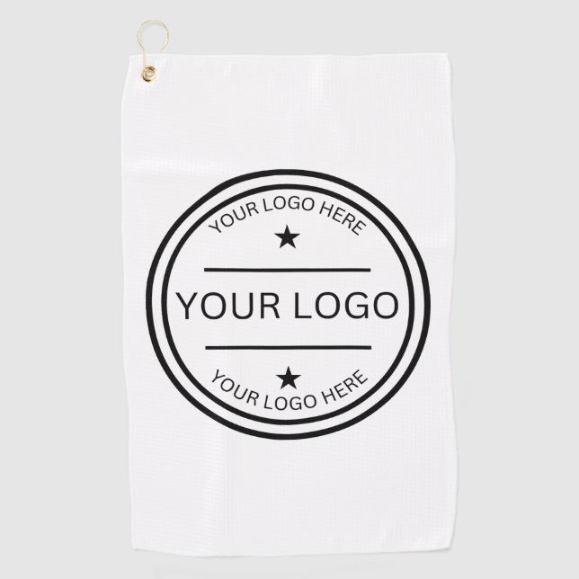 Personalized Golf Your Logo Here Golf Towel (Front)
