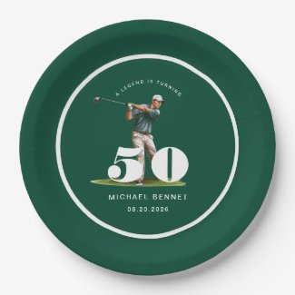 Personalized Golfer 50th Birthday
