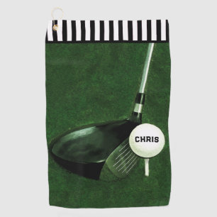 Personalized Golfer Gift Golf Towel
