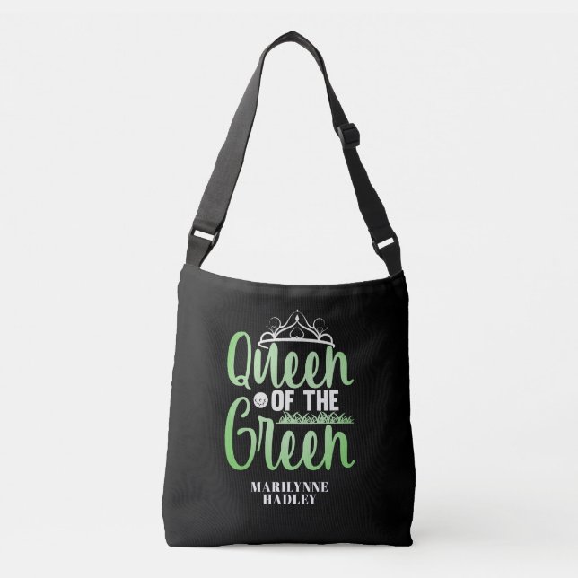 Personalized Golfer Name Crossbody Bag (Front)