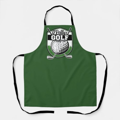 Personalized Golfer Player Pro Golf Country Club Apron
