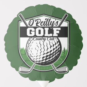 Personalized Golfer Player Pro Golf Country Club  Balloon