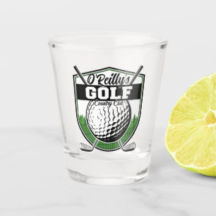 Personalized Golfer Player Pro Golf Country Club  Shot Glass