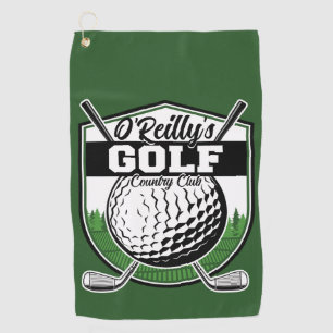 Personalized Golfer Player Pro Golf Country Club Towel