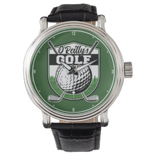 Personalized Golfer Player Pro Golf Country Club Watch