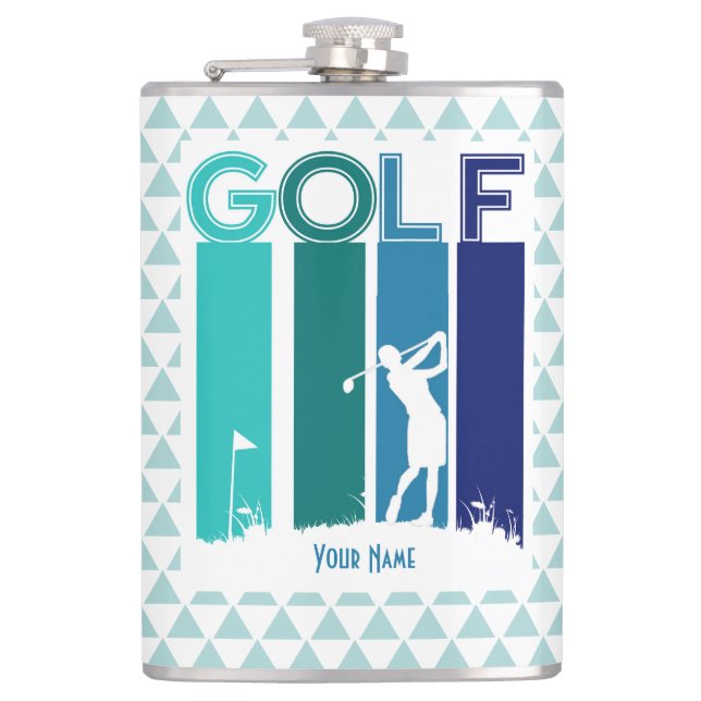 Personalized Golfer's Flask (Front)