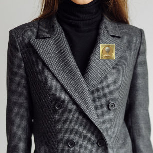 Personalized Golfer's Lapel Pin