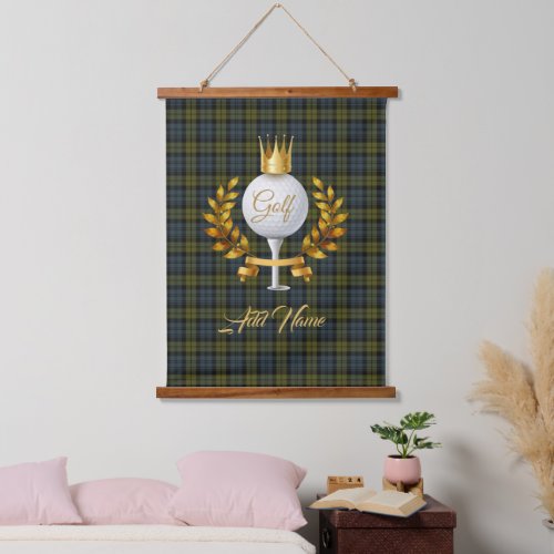 Personalized Golfers Tapestry
