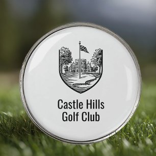 Personalized Golfing Club Logo Golf Ball Marker