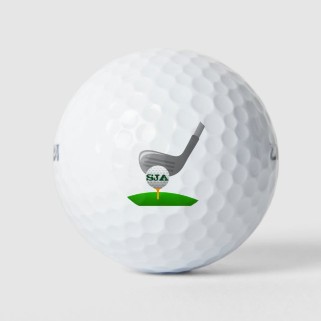 Personalized Golfing Golf Ball (Front)