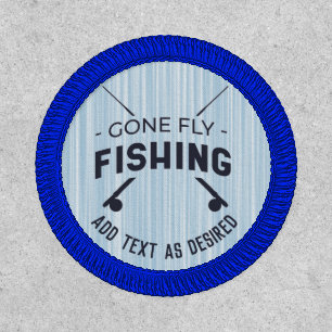 Personalized Gone FLY FISHING Patch