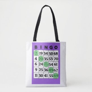 Personalized &quot;Good Luck&quot; BINGO Bag