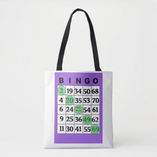 Personalized Good Luck BINGO Bag