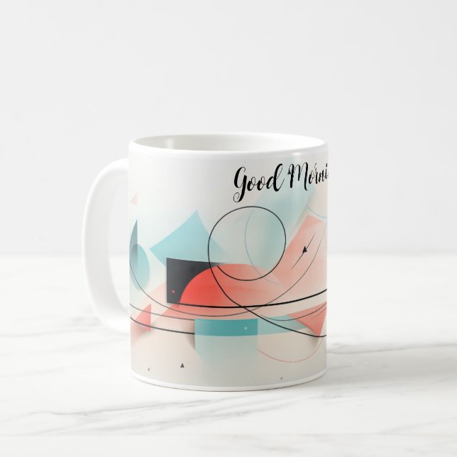 ☀️ Personalized Good Morning ☕️ Coffee Mug (Front Left)
