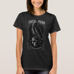 Personalized Goth Mom, Raven &amp; Skull T-shirt at Zazzle