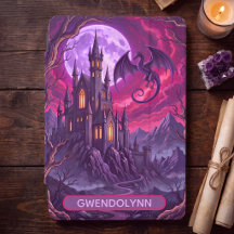 Personalized Gothic Castle Dragon Fantasy Moon