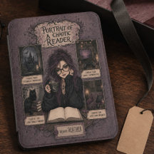 Personalized Gothic Chaotic Reader Kindle Case