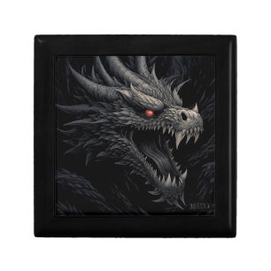 Personalized Gothic Dragon Head Gift Box