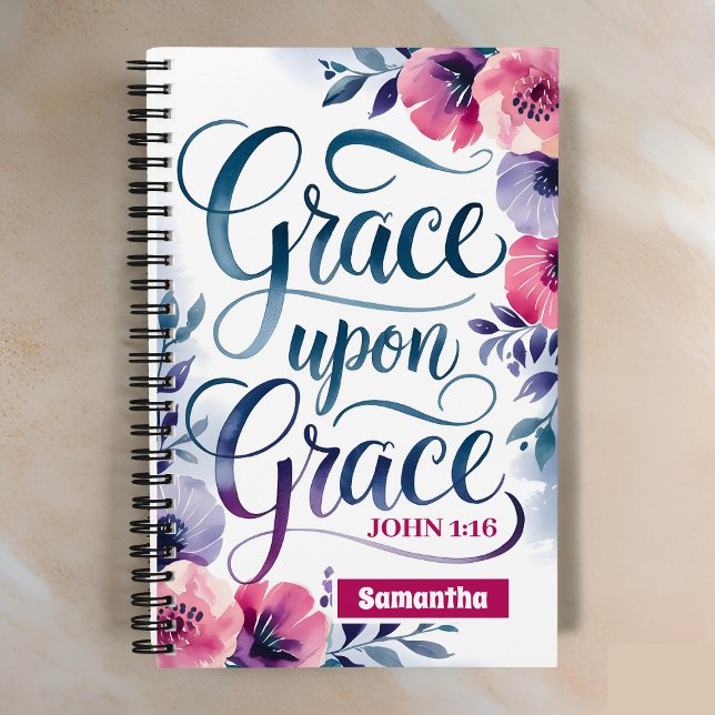 Personalized Grace Upon Grace Christian Journal (Creator Uploaded)