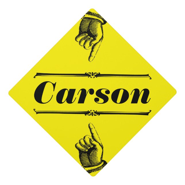 Personalized Grad Hat (Front)